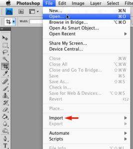 Photoshop FILE Open