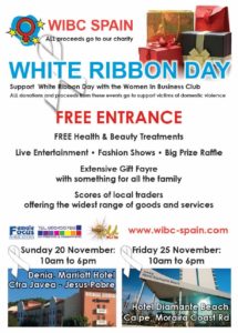 White Ribbon Day Poster