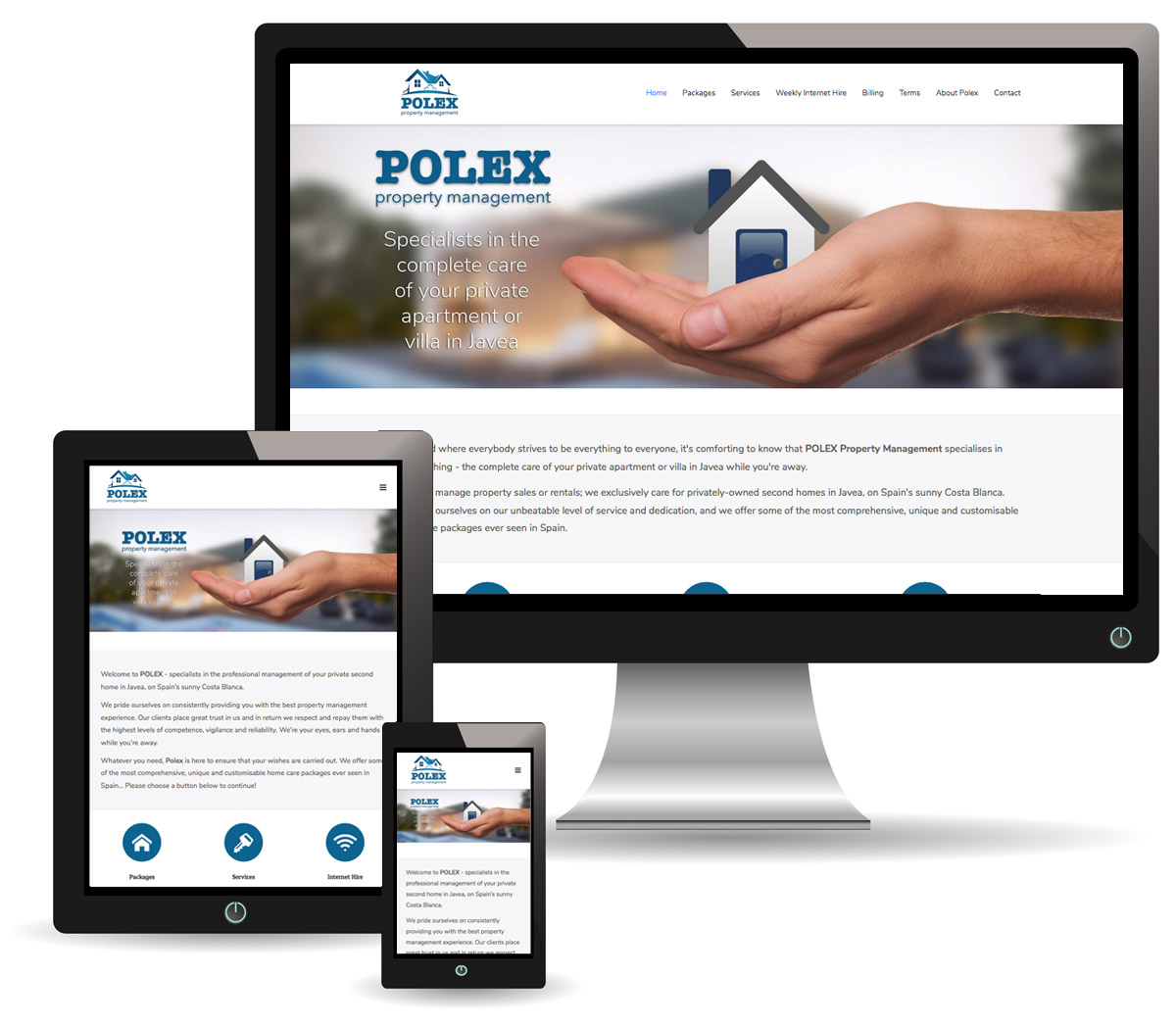 Polex.es Property Management Website