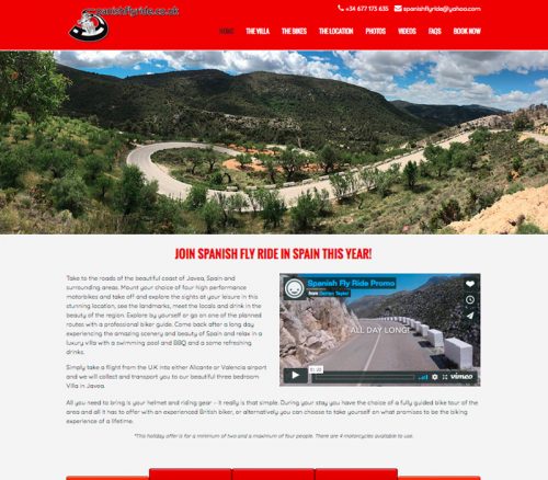 Spanish Fly Ride Motorcycle Holidays in Spain Website