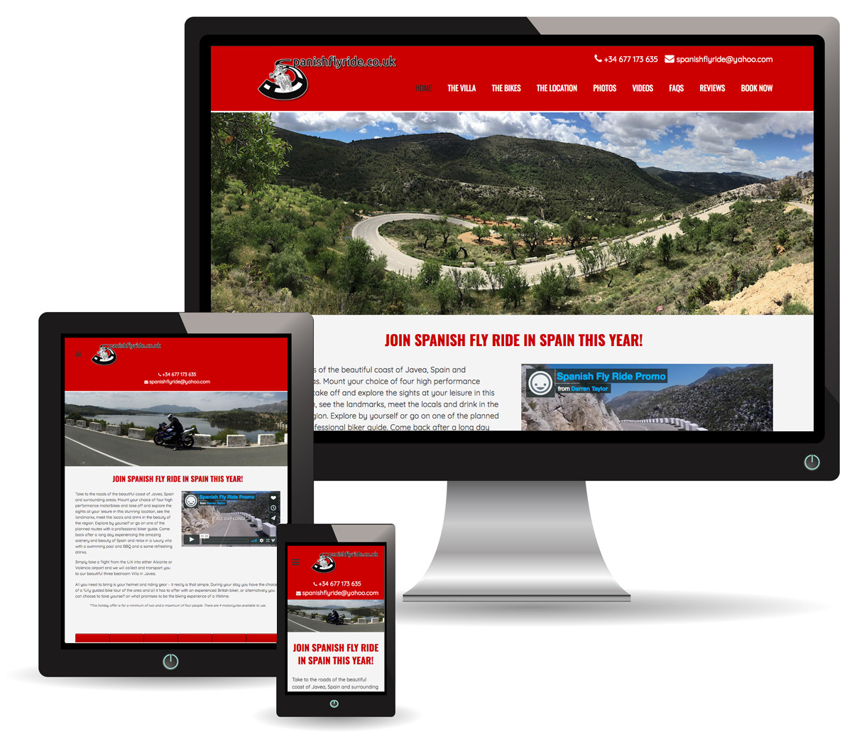 Spanish Fly Ride Motorcycle Holidays in Spain Website