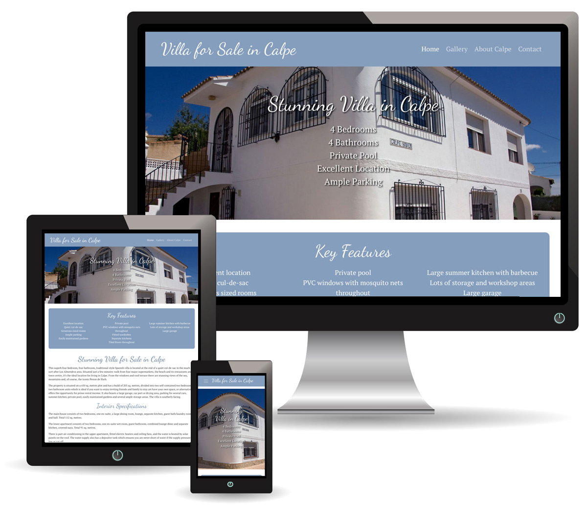 Villa for Sale in Calpe, Spain Single Property Website